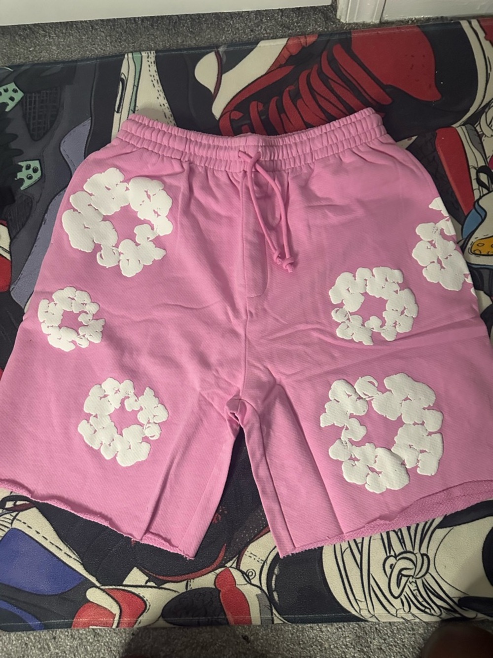 Denim tear shorts